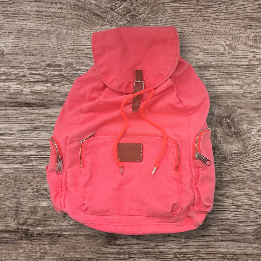 PINK Victoria's Secret Vibrant Pink Backpack